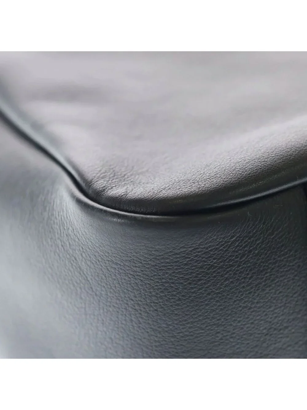 Saint Laurent Paris le Soft Large Calf Leather Tote Shoulder Bag Black